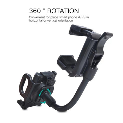 รถกระจกมองหลังยึดท่อคลิปโทรศัพท์มือถือวงเล็บนำทางสากล, H59+C38