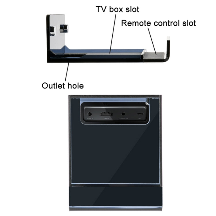 Set Top Box Wall Storage Mount สำหรับ Amazon Fire TV, For Amazon Fire TV
