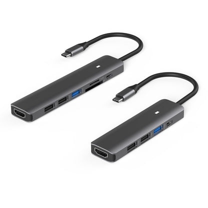 Blueendless Type-C+USB 3.0/2.0+HDMI4K HUB, ข้อมูลจำเพาะ:, 5 in 1 USB 3.0/2.0, 7 in 1
