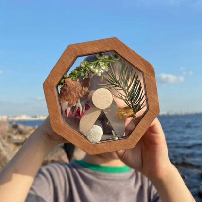 ของขวัญของเล่นลานตาหมุนไม้ DIY สำหรับเด็ก, Kaleidoscope