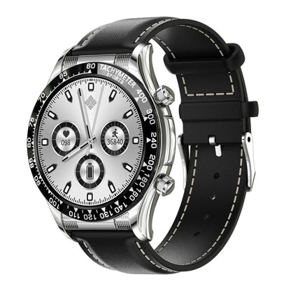 LOANIY E18 Pro Smart Bluetooth Calling Watch พร้อมฟังก์ชั่น NFC, Gold Silicone, Black Leather, Gold Leather, Black Silver Steel, Green Silver Steel