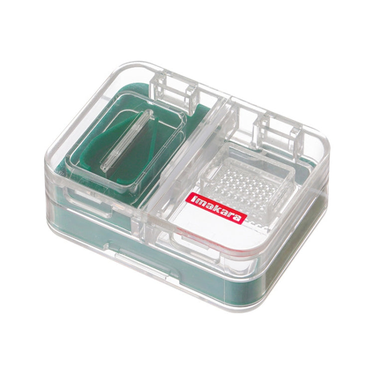 Imakara Mini Square แบบพกพากล่องตัดยาปิดผนึก, สีแดง, สีเขียว, สีน้ำเงิน, สีขาว