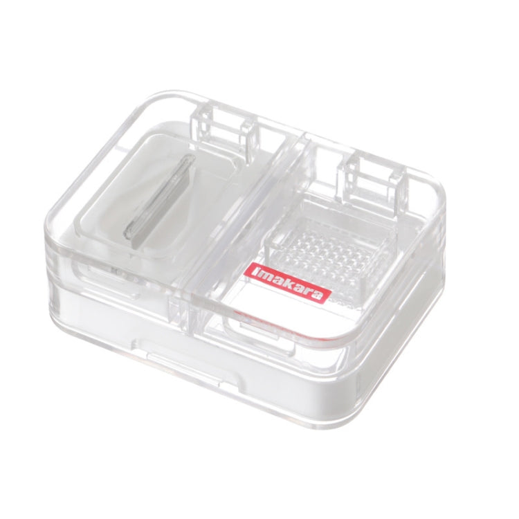 Imakara Mini Square แบบพกพากล่องตัดยาปิดผนึก, สีแดง, สีเขียว, สีน้ำเงิน, สีขาว