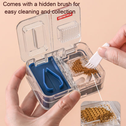 Imakara Mini Square แบบพกพากล่องตัดยาปิดผนึก, สีแดง, สีเขียว, สีน้ำเงิน, สีขาว