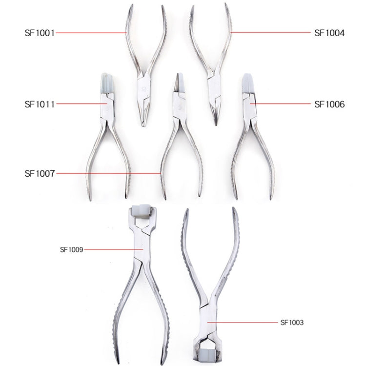 แว่นตาซ่อมเครื่องมือชุดคีมจมูกPadวัดปรับเครื่องมือ, Glasses Repair Tool Pliers