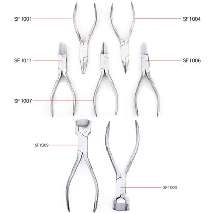 แว่นตาซ่อมเครื่องมือชุดคีมจมูกPadวัดปรับเครื่องมือ, Glasses Repair Tool Pliers
