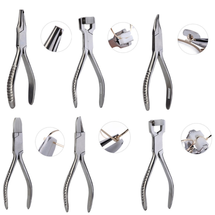 แว่นตาซ่อมเครื่องมือชุดคีมจมูกPadวัดปรับเครื่องมือ, Glasses Repair Tool Pliers