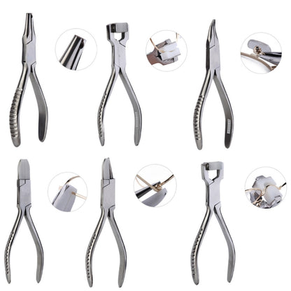 แว่นตาซ่อมเครื่องมือชุดคีมจมูกPadวัดปรับเครื่องมือ, Glasses Repair Tool Pliers