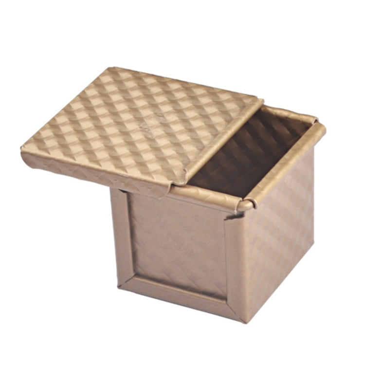 กล่องขนมปังปิ้งทรงสี่เหลี่ยม Non-Stick Water Cube Toast Mould, Style:, 8832 8x7.5x6.5cm Ripple Gold, 8759 11.8x11x10.3cm No Ripple Gold, 8772 8x7.5x6.5cm No Ripple Gold, 8765 11.8x11x10.3cm Ripple Gold