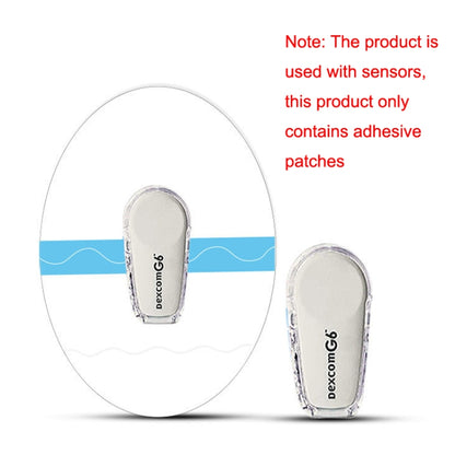 10 PCS 048 การตรวจสอบระดับน้ำตาลในเลือด Probe สติกเกอร์แพทช์กาวเซนเซอร์กันเหงื่อ