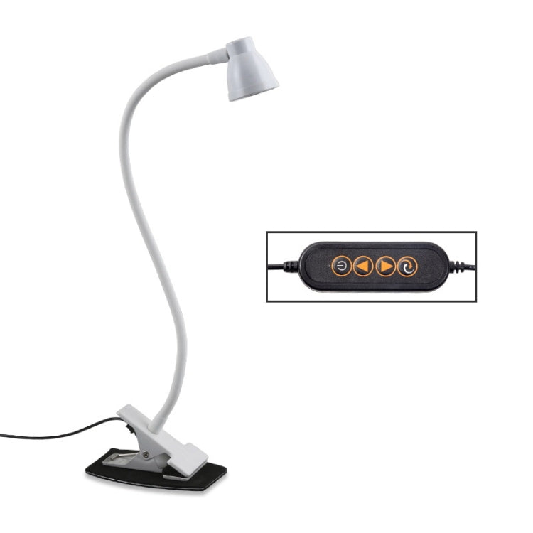 668A001 USB 360 Degree Bend Hose โคมไฟตั้งโต๊ะ, Spec:, White Stepless Dimming, Black Stepless Dimming, White Two-speed Dimming, Black Two-speed Dimming