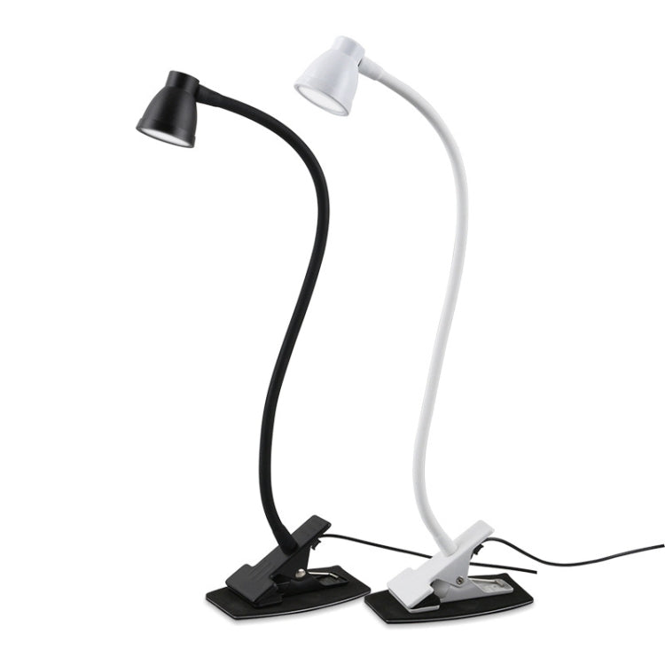 668A001 USB 360 Degree Bend Hose โคมไฟตั้งโต๊ะ, Spec:, White Stepless Dimming, Black Stepless Dimming, White Two-speed Dimming, Black Two-speed Dimming