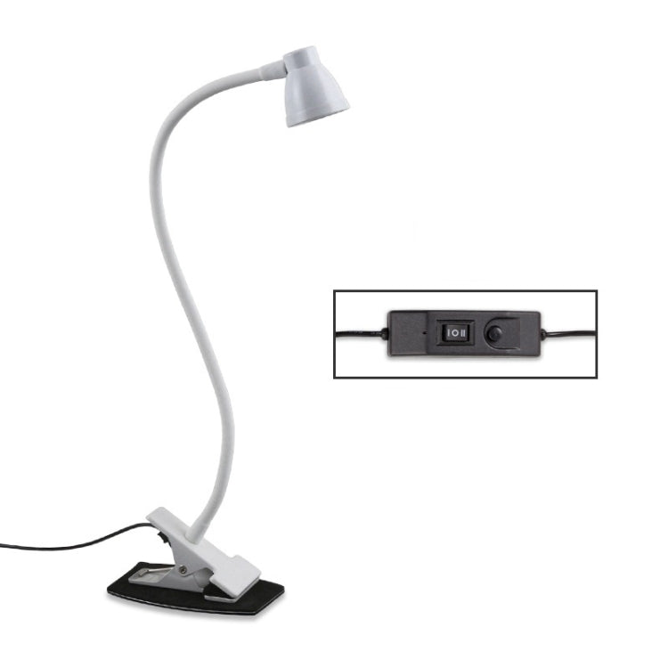 668A001 USB 360 Degree Bend Hose โคมไฟตั้งโต๊ะ, Spec:, White Stepless Dimming, Black Stepless Dimming, White Two-speed Dimming, Black Two-speed Dimming