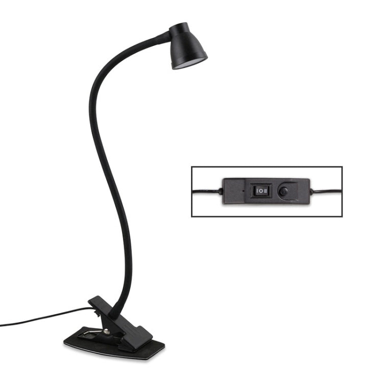 668A001 USB 360 Degree Bend Hose โคมไฟตั้งโต๊ะ, Spec:, White Stepless Dimming, Black Stepless Dimming, White Two-speed Dimming, Black Two-speed Dimming