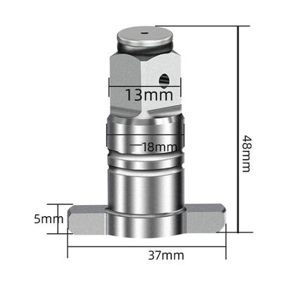2PCS Square T -Shaft Electric Wrench Converter, สไตล์:, Dual Use