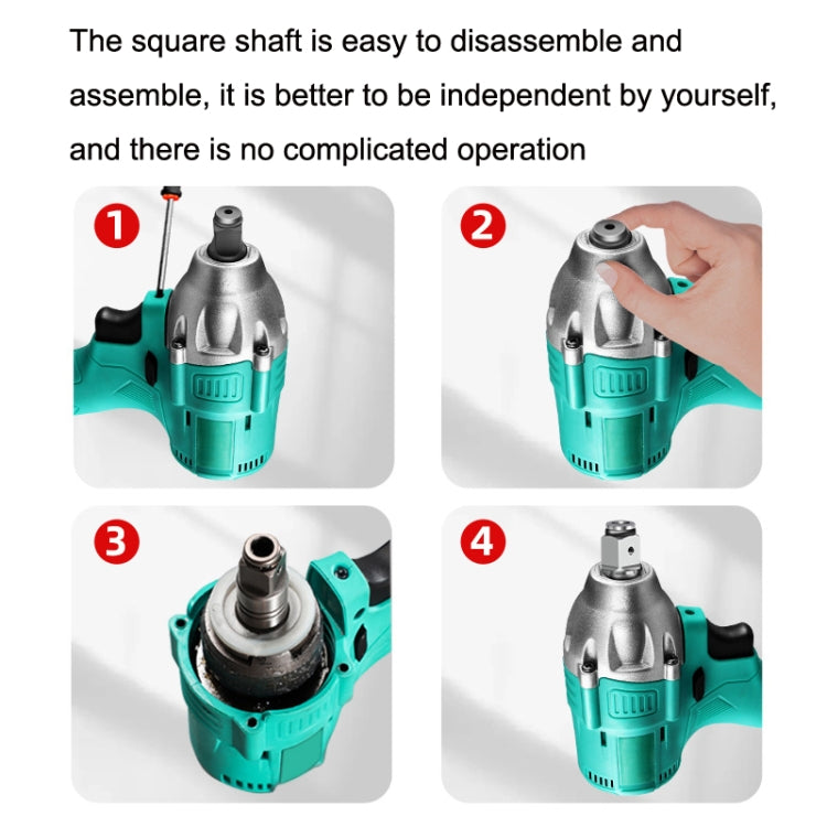 2PCS Square T -Shaft Electric Wrench Converter, สไตล์:, Dual Use