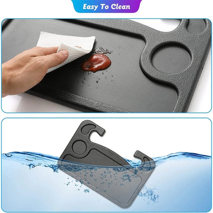 ถาดใส่อาหารในรถยนต์มัลติฟังก์ชั่นที่วางโน้ตบุ๊คพวงมาลัย, Multifunctional 42x29x3cm