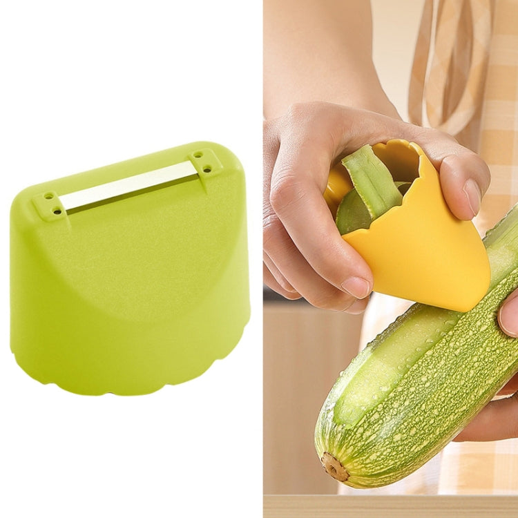 5PCS Kitchen Splash Resistant Stainless Steel Home Fruit Peeler, 5PCS Lemon Yellow, 5PCS Apple Green