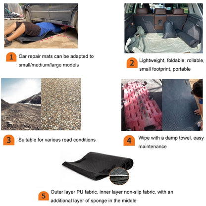 แผ่นรองนอนซ่อมรถกันลื่นแบบพกพา, Reclining Pad