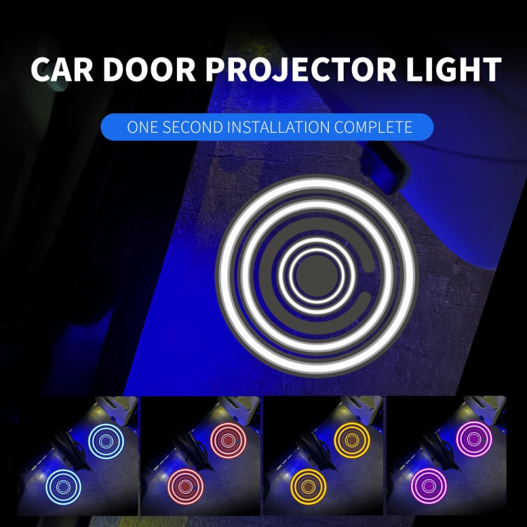 ประตูรถเหนี่ยวนำอินฟราเรด LED แสงต้อนรับกลางคืนฉายแสงโดยรอบ, Energy Circle (Blue), Energy Circle (White), Energy Circle (Yellow), Cat Claw (Yellow), Radish (Yellow), Drink (Yellow), Drink (Purple), Honor (Yellow), Honor (Purple), Modern Circle (Blue)  ...