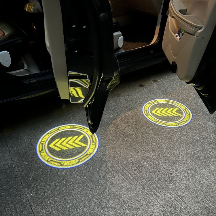 ประตูรถเหนี่ยวนำอินฟราเรด LED แสงต้อนรับกลางคืนฉายแสงโดยรอบ, Energy Circle (Blue), Energy Circle (White), Energy Circle (Yellow), Cat Claw (Yellow), Radish (Yellow), Drink (Yellow), Drink (Purple), Honor (Yellow), Honor (Purple), Modern Circle (Blue)  ...