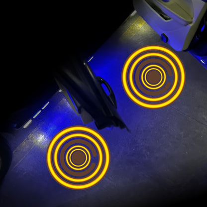 ประตูรถเหนี่ยวนำอินฟราเรด LED แสงต้อนรับกลางคืนฉายแสงโดยรอบ, Energy Circle (Blue), Energy Circle (White), Energy Circle (Yellow), Cat Claw (Yellow), Radish (Yellow), Drink (Yellow), Drink (Purple), Honor (Yellow), Honor (Purple), Modern Circle (Blue)  ...