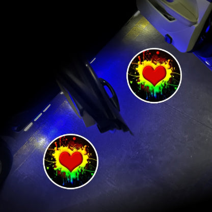 ประตูรถเหนี่ยวนำอินฟราเรด LED แสงต้อนรับกลางคืนฉายแสงโดยรอบ, Energy Circle (Blue), Energy Circle (White), Energy Circle (Yellow), Cat Claw (Yellow), Radish (Yellow), Drink (Yellow), Drink (Purple), Honor (Yellow), Honor (Purple), Modern Circle (Blue)  ...