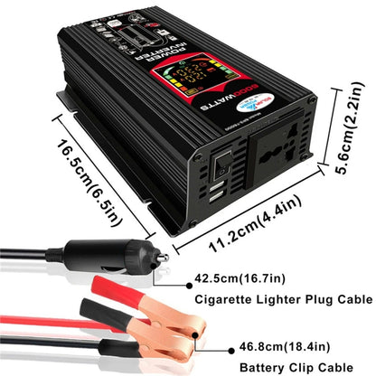 เครื่องกำเนิดไฟฟ้าพลังงานแสงอาทิตย์อินเวอร์เตอร์ + 30A Controller + 18W 12V Solar Panel, Black 12V To 220V, Black 12V To 110V, Yellow 12V To 220V, Yellow 12V To 110V