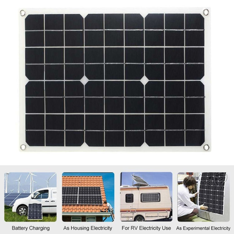 เครื่องกำเนิดไฟฟ้าพลังงานแสงอาทิตย์อินเวอร์เตอร์ + 30A Controller + 18W 12V Solar Panel, Black 12V To 220V, Black 12V To 110V, Yellow 12V To 220V, Yellow 12V To 110V