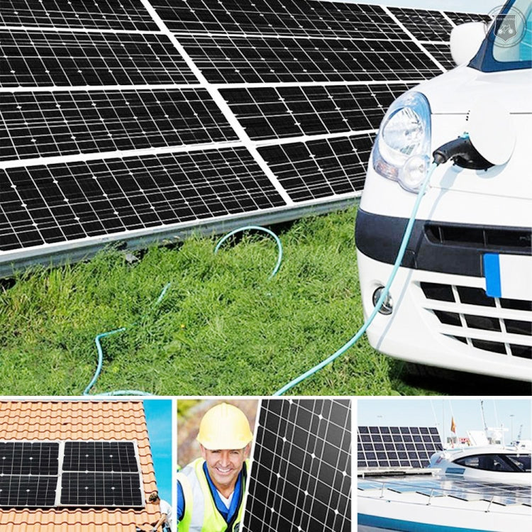เครื่องกำเนิดไฟฟ้าพลังงานแสงอาทิตย์อินเวอร์เตอร์ + 30A Controller + 18W 12V Solar Panel, Specification:, Black 12V To 220V, Black 12V To 110V, Yellow 12V To 220V, Yellow 12V To 110V