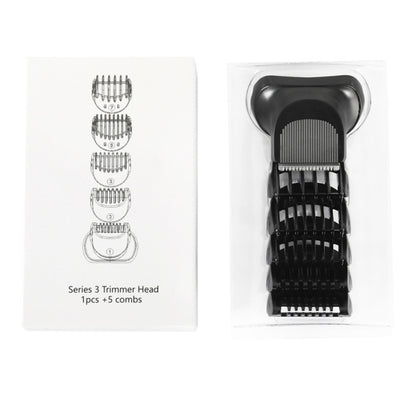 เครื่องโกนหนวดไฟฟ้า 1 หัว + หวี 5 หัว สำหรับ BRAUN 3 Series