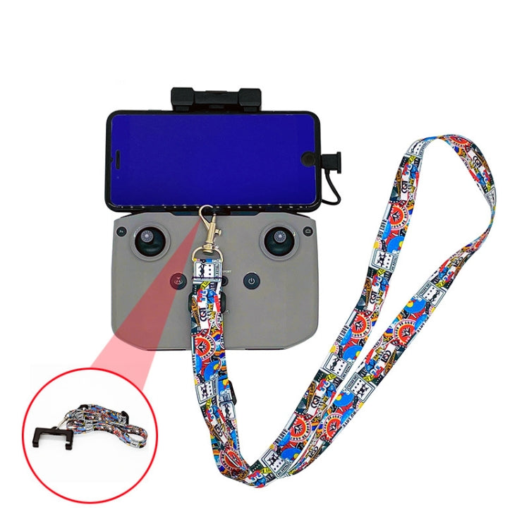 รีโมทคอนโทรล Graffiti Lanyard สำหรับ DJI Mavic Mini 3 Pro/Mavic Air 2S/Mavic Air 2/Mavic Mini 2