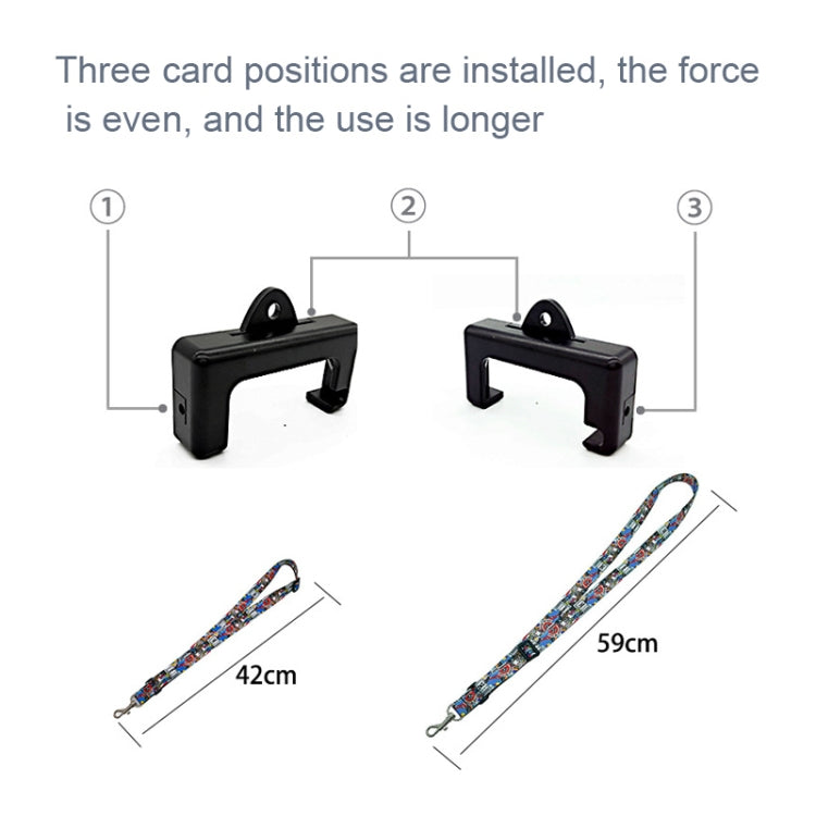 รีโมทคอนโทรล Graffiti Lanyard สำหรับ DJI Mavic Mini 3 Pro/Mavic Air 2S/Mavic Air 2/Mavic Mini 2