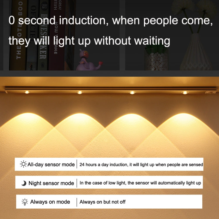 แถบแสงเซ็นเซอร์ร่างกายมนุษย์ LED อัจฉริยะบางเฉียบความยาว:, 30cm, 40cm