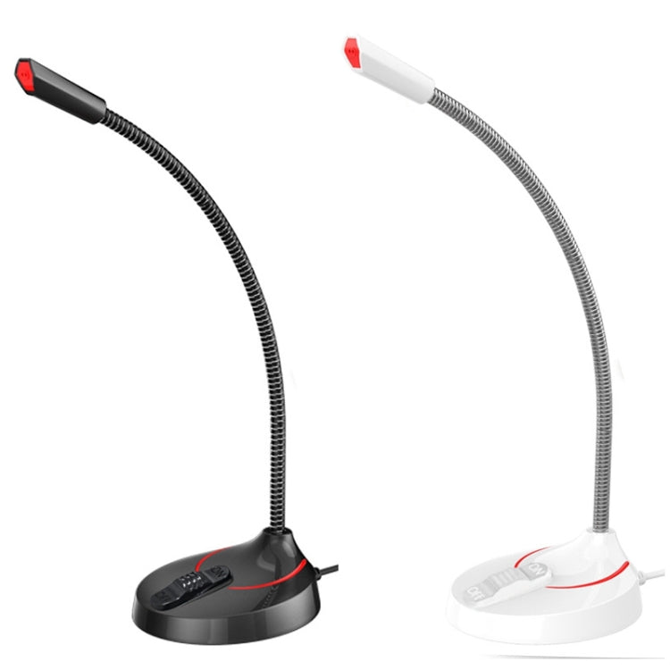 F12 Metal Hose Meeting ไมโครโฟนตั้งโต๊ะ, Spec:, 3.5 Version (Black), 3.5 Version (White), USB Version (Black)