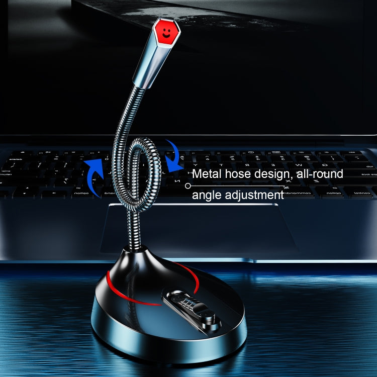 F12 Metal Hose Meeting ไมโครโฟนตั้งโต๊ะ, Spec:, 3.5 Version (Black), 3.5 Version (White), USB Version (Black)