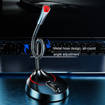 F12 Metal Hose Meeting ไมโครโฟนตั้งโต๊ะ, Spec:, 3.5 Version (Black), 3.5 Version (White), USB Version (Black)