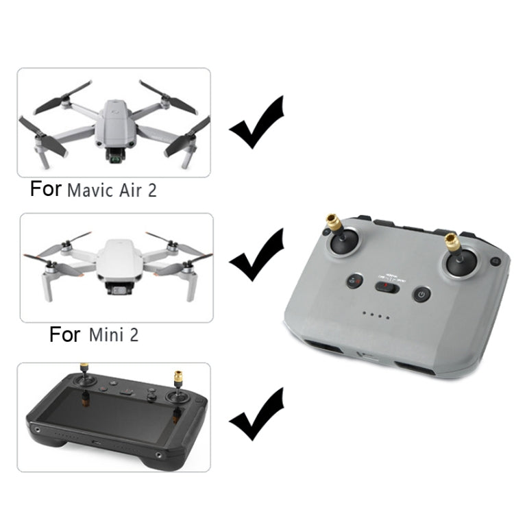 จอยสติ๊กต่อขยายอลูมิเนียมอัลลอยด์รีโมทคอนโทรลสำหรับ DJI Mini 3 Pro/Mavic Air 2/Mini 2, CQT Rocker