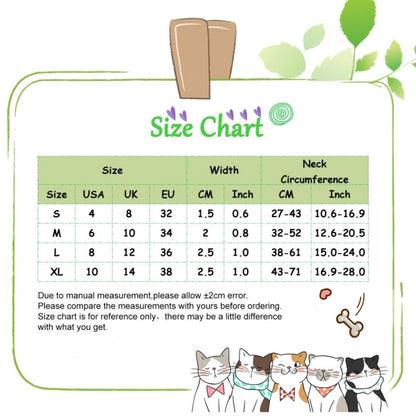 2 PCS Pet Ethnic Style Polyester Cotton Print Pattern Collar, ขนาด:, S: 1.5x27-43cm, M: 2.0x32-52cm, L: 2.5x38-61cm, XL: 2.5x43-71cm