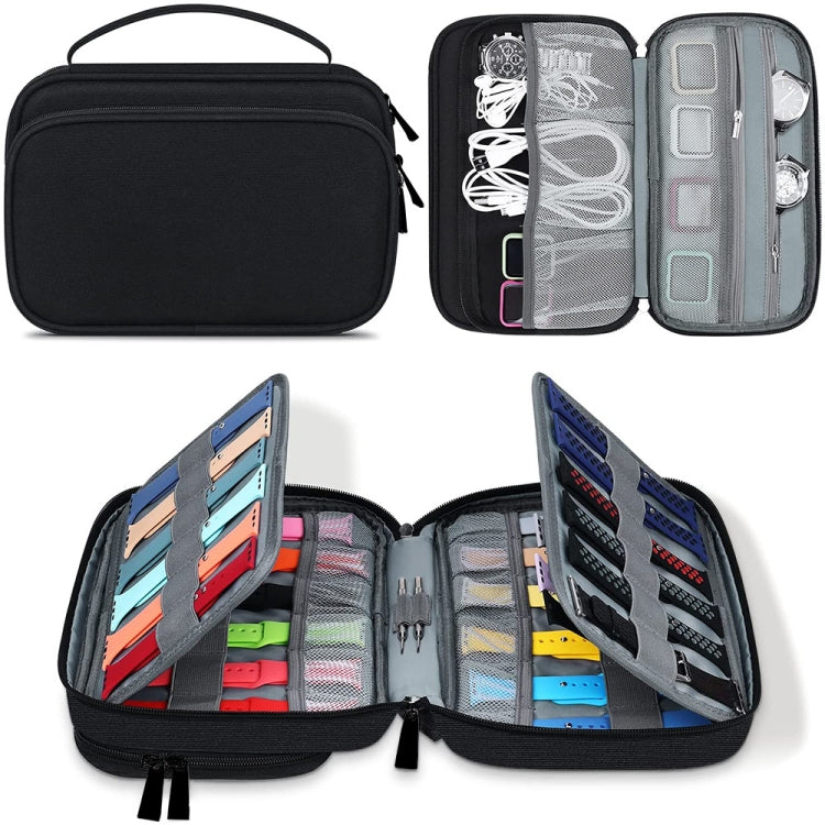 สายนาฬิกามัลติฟังก์ชั่น Data Line 36 Slots Storage Bag