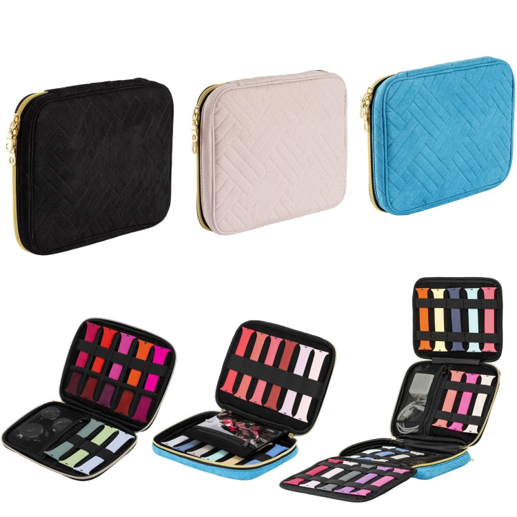 สายนาฬิกากำมะหยี่ ถุงเก็บอุปกรณ์นาฬิกา, Blue S, Black S, Pink S, Blue M, Black M, Pink M, Blue L, Black L, Pink L