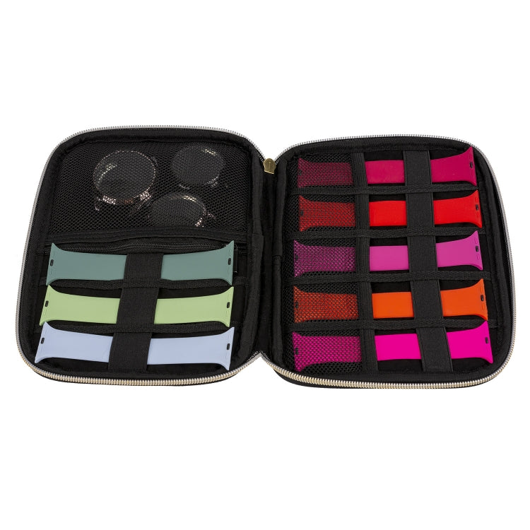 สายนาฬิกากำมะหยี่ ถุงเก็บอุปกรณ์นาฬิกา, Blue S, Black S, Pink S, Blue M, Black M, Pink M, Blue L, Black L, Pink L