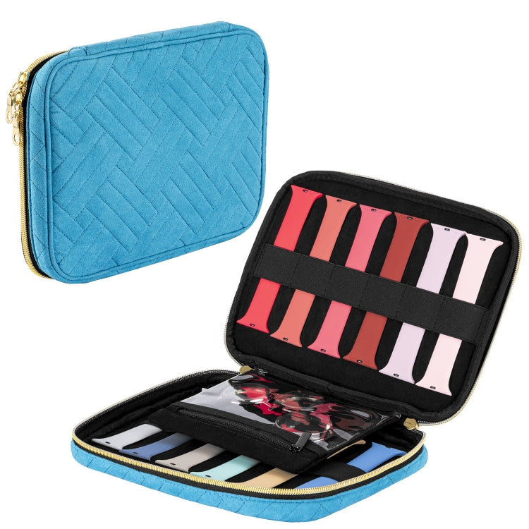 สายนาฬิกากำมะหยี่ ถุงเก็บอุปกรณ์นาฬิกา, Blue S, Black S, Pink S, Blue M, Black M, Pink M, Blue L, Black L, Pink L