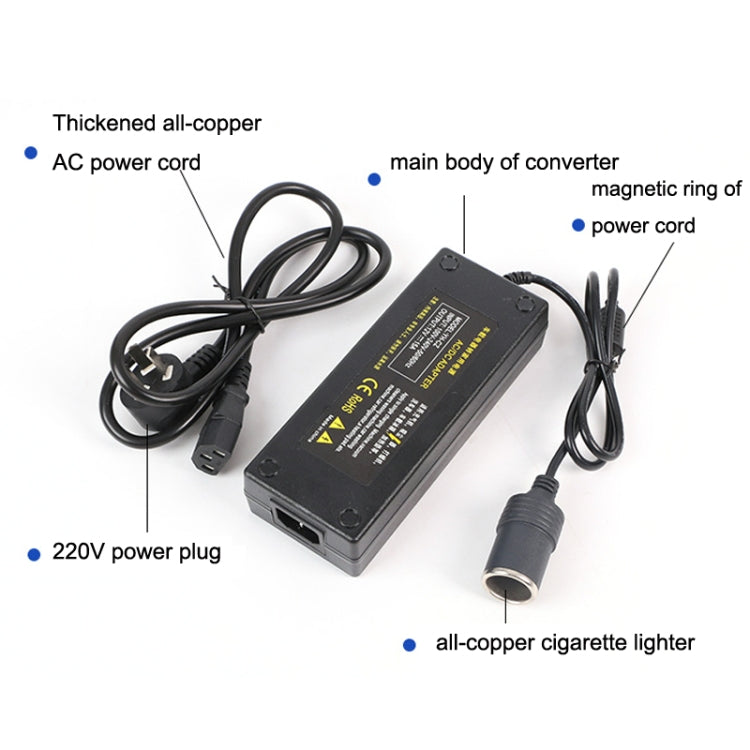 220V to 12V Power Converter 10A15A Car to Household Power Adapter, ประเภทปลั๊ก:, 15A US Plug, 15A EU Plug, 15A UK Plug