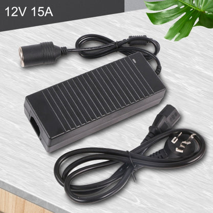 220V to 12V Power Converter 10A15A Car to Household Power Adapter, ประเภทปลั๊ก:, 15A US Plug, 15A EU Plug, 15A UK Plug