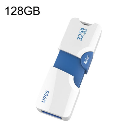Netac U905 ความเร็วสูง USB3.0 แฟลชไดร์ฟ USB เพลงในรถยนต์หดได้, 64GB, 128GB