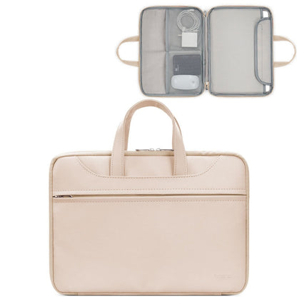 Baona BN-Q006 กระเป๋าถือแล็ปท็อปหนัง PU เปิดเต็ม, For 11/12 inches, For 13/13.3/14 inches, For 15/15.6 inches, For 16/17 inches