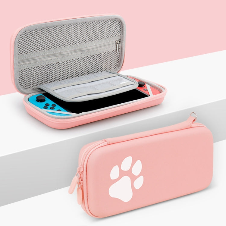 Baona BN-F005 กระเป๋าเก็บของคอนโซลลายตีนแมว, For Switch (Pink), For Switch (Green), For Switch (Gradient Color)