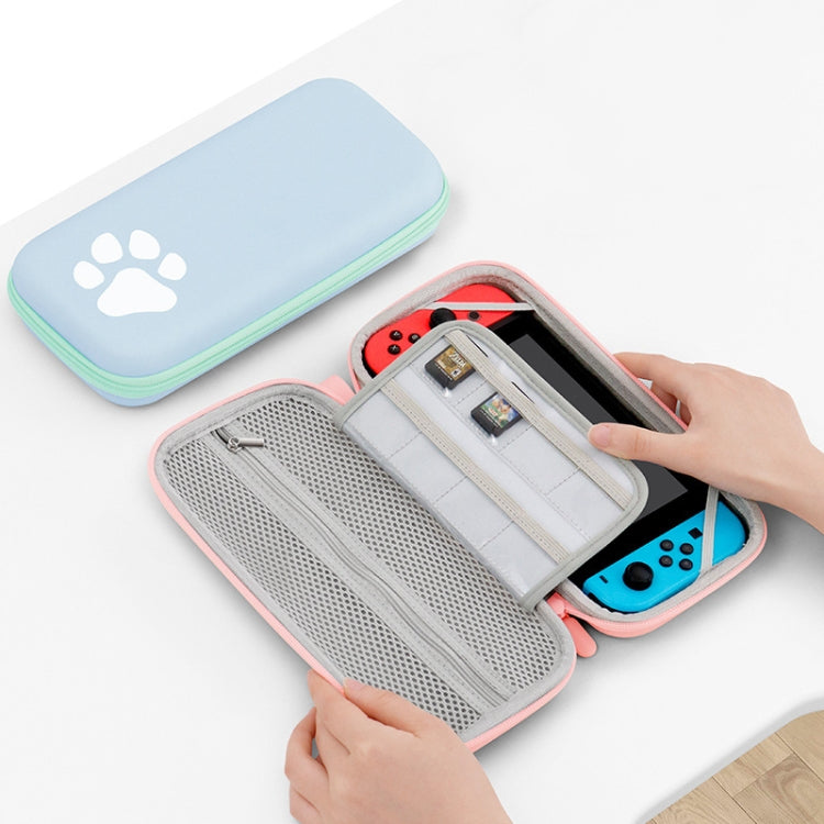 Baona BN-F005 กระเป๋าเก็บของคอนโซลลายตีนแมว, For Switch (Pink), For Switch (Green), For Switch (Gradient Color)