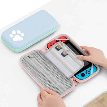 Baona BN-F005 กระเป๋าเก็บของคอนโซลลายตีนแมว, For Switch (Pink), For Switch (Green), For Switch (Gradient Color)